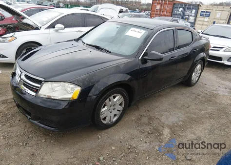 2011 Dodge Avenger Express z USA, uszkodzony, nr VIN 1B3BD4FB6BN546628
